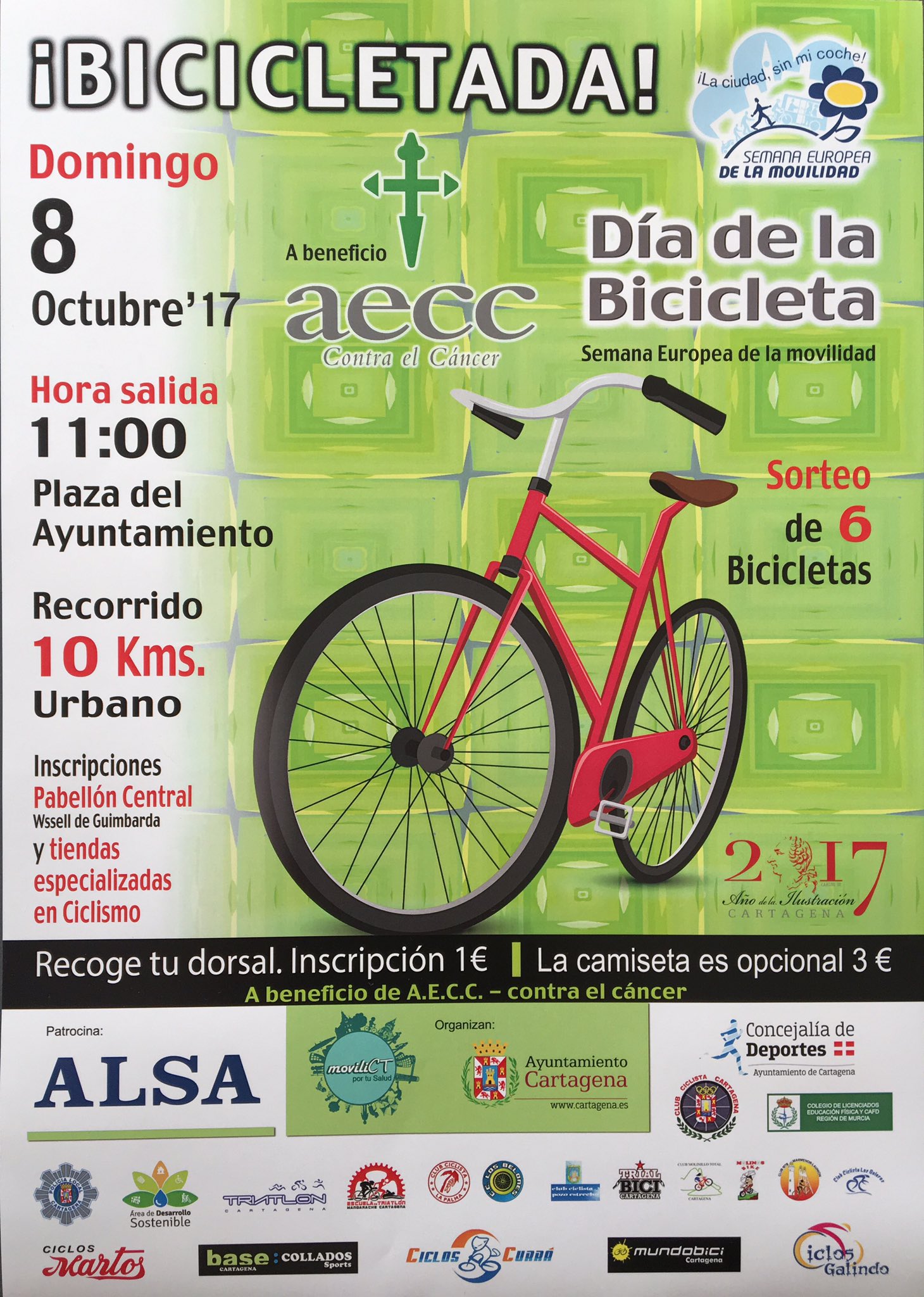 El 8 De Octubre El Club Trial Bici Cartagena Colaborará En La «Bicicletada»