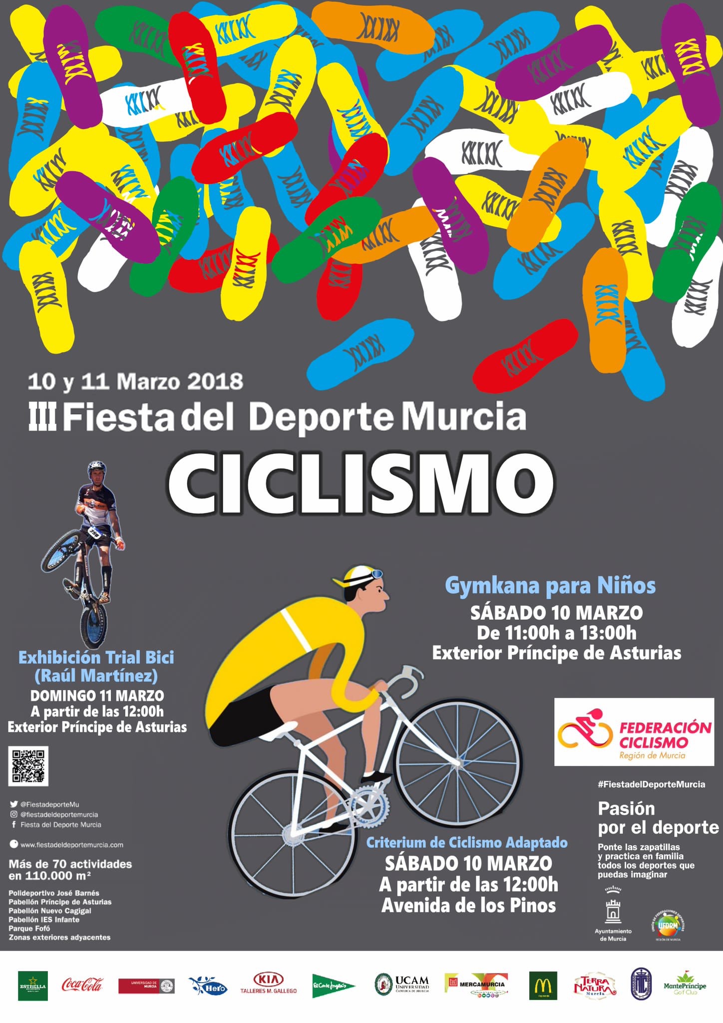 11 De Marzo – Participación Del Club Trial Bici Cartagena En La III Fiesta Del Deporte En Murcia