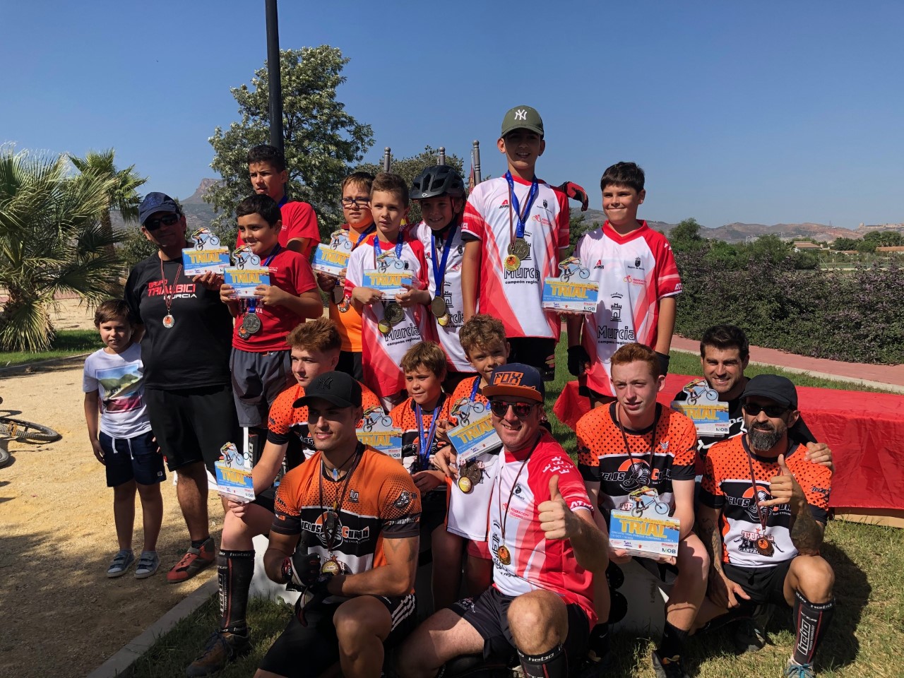 El Club Trial Bici Cartagena Corona A 6 De Sus Pilotos Campeones Regionales 2019