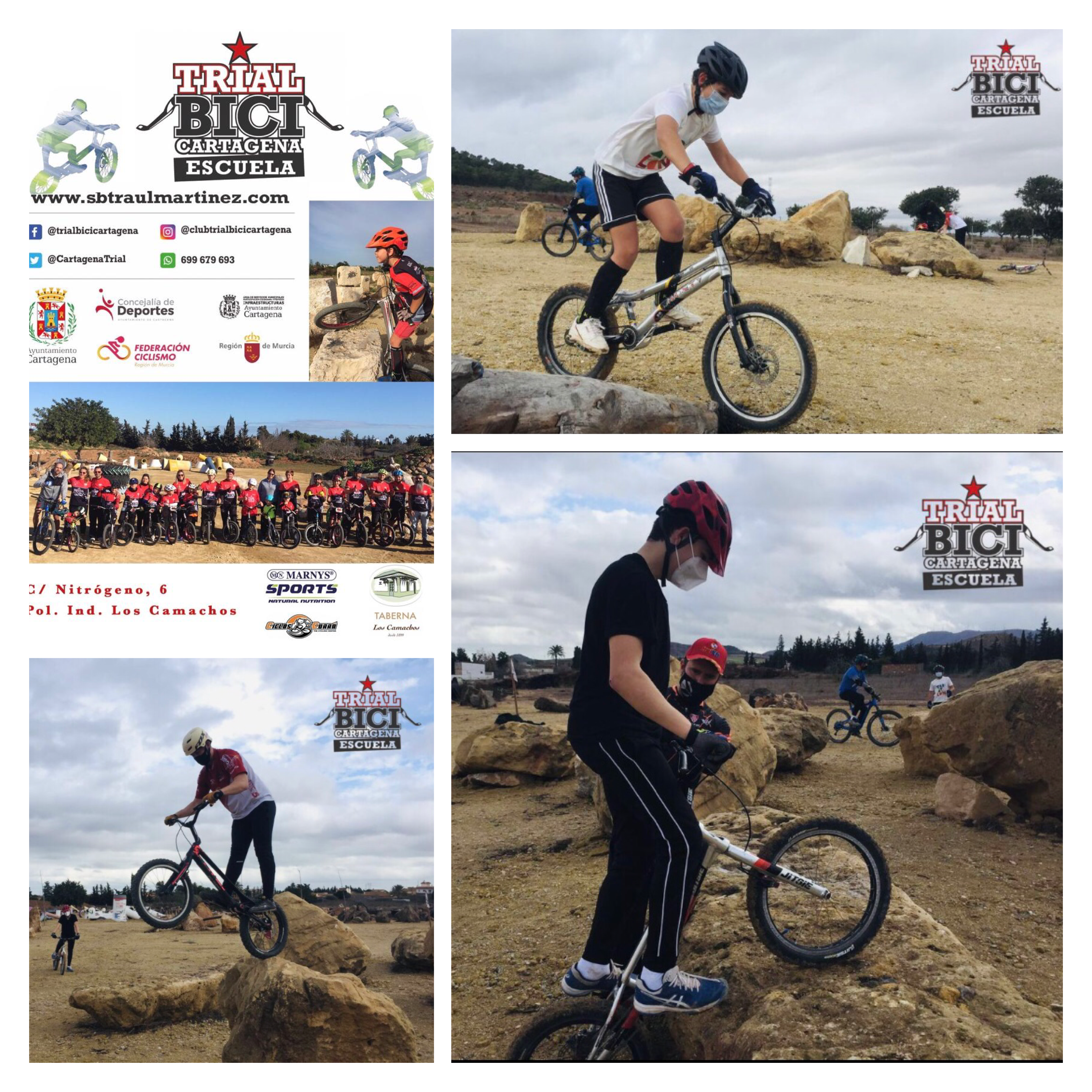 El Club Trial Bici Cartagena Comienza Hoy Con Sus Entrenamientos En Su Circuito De Los Camachos