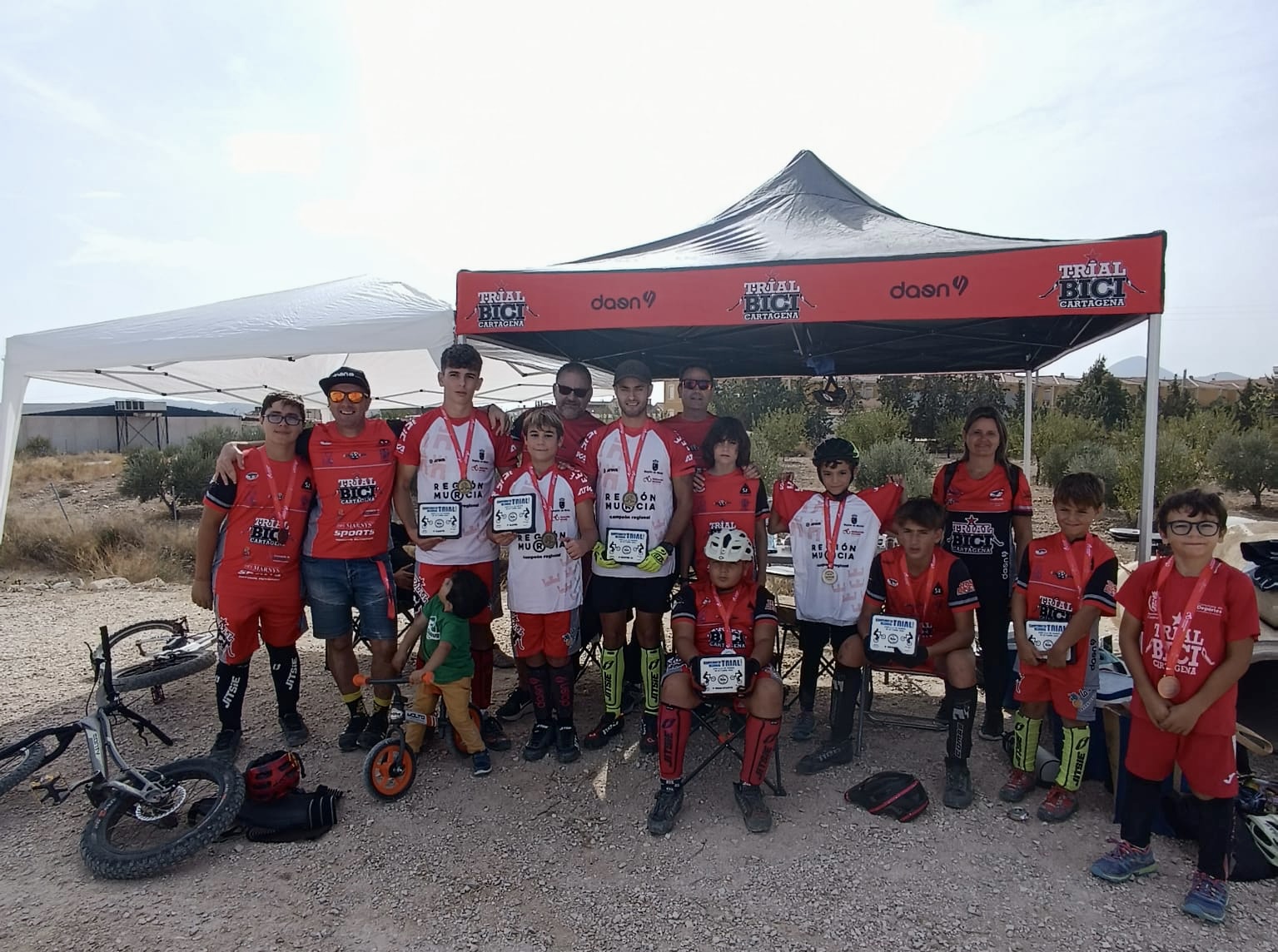 El Club Trial Bici Cartagena Arrasa En El Campeonato Regional De Trial 2022