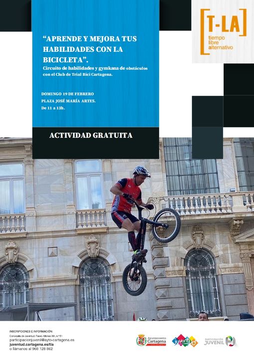 Domingo 19 De Febrero – Plaza Del Ayuntamiento – Club Trial Bici Cartagena