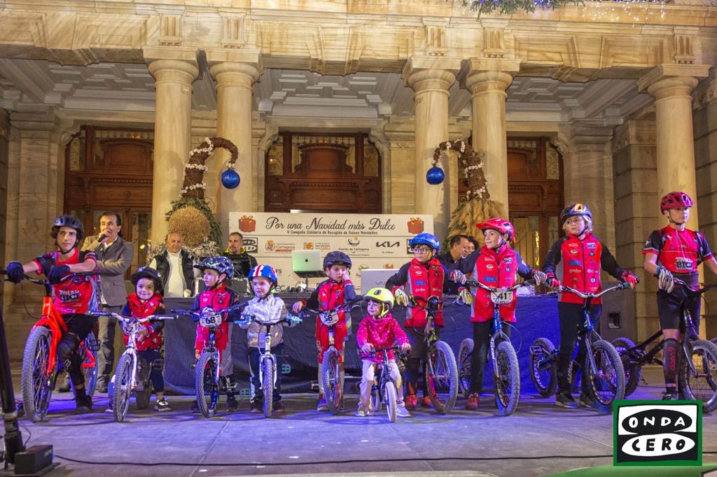 Colaboración Club Trial Bici Cartagena En La Campaña “Por Una Navidad Más Dulce”