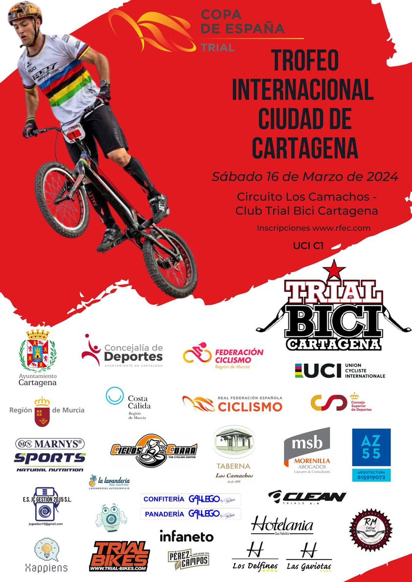 16 De Marzo – Copa De España Trofeo Internacional Ciudad De Cartagena (UCI C1) 2024